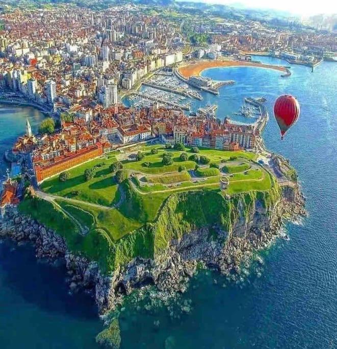 Apartamento Gijon Arena, Con Aparcamiento Екстер'єр фото
